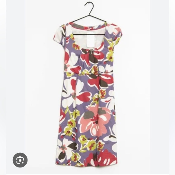 Boden Dresses & Skirts - Boden Multicolored Floral 100% Cotton Lined Dress Women’s Sz 6